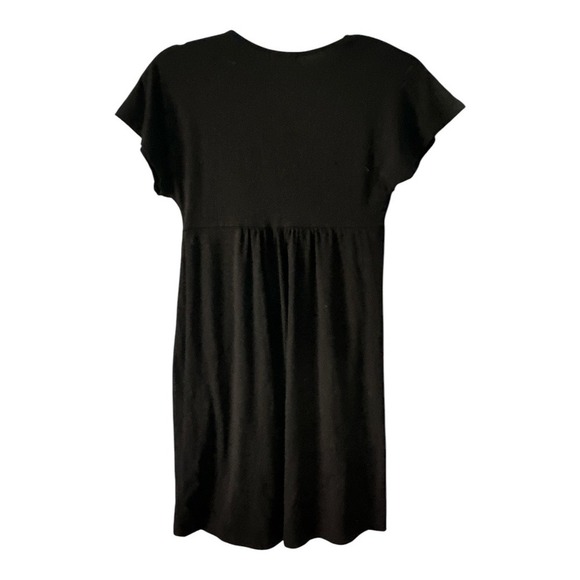 Kimchi Blue Black/Magenta Floral Embroidered Mini Dress, XS - Picture 3 of 5